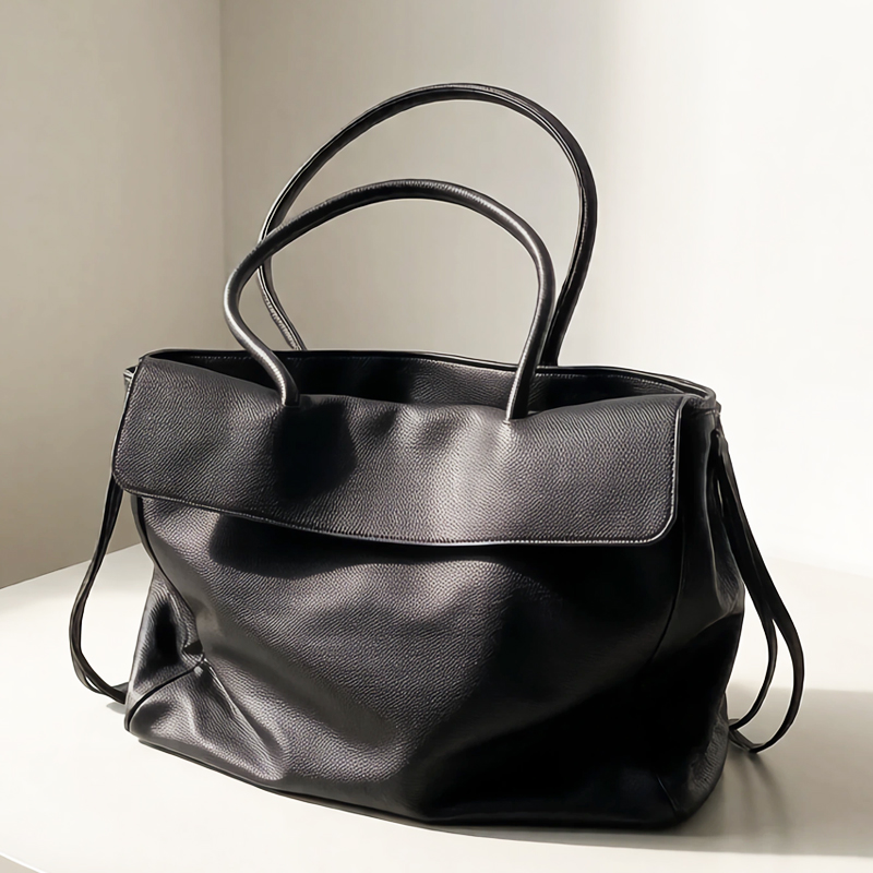 Women Bags On Sale - 女性用ブリーフケーストートバッグ 高級デザイナーハンドバッグと財布 2025年新作 PUグレイン素材 マルチコンパートメントデザイン 脇下ショルダーバッグ