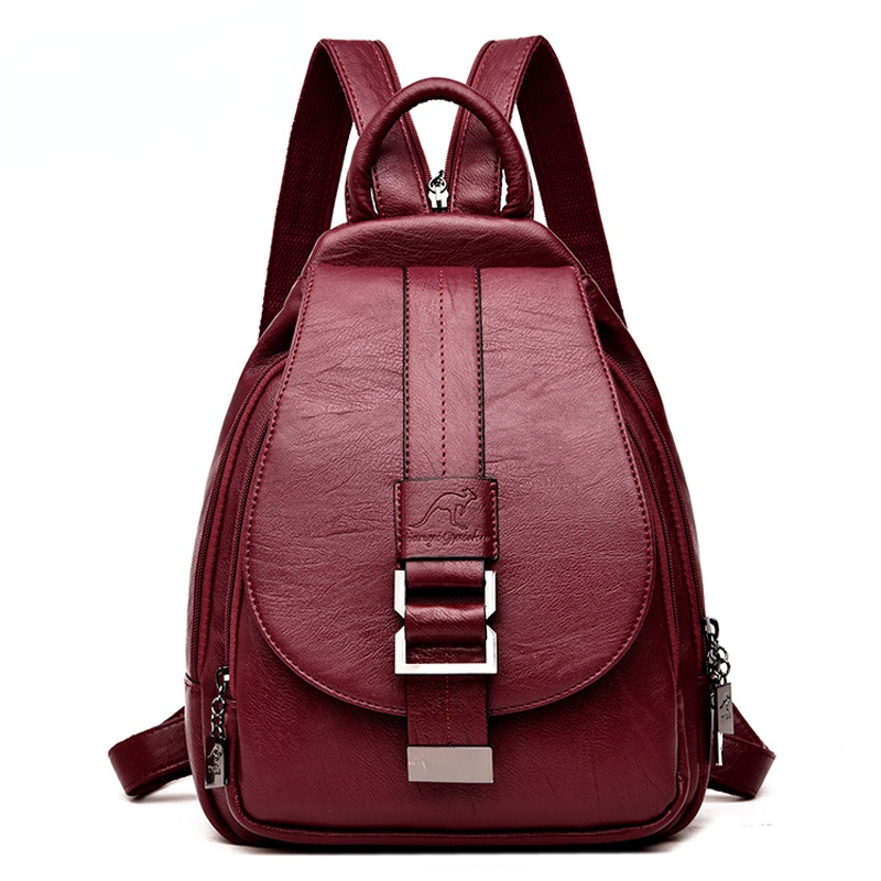 Women Bags In Sale - 女性のレトロなスタイルのバックパック,10代の女の子のための革のバックパック