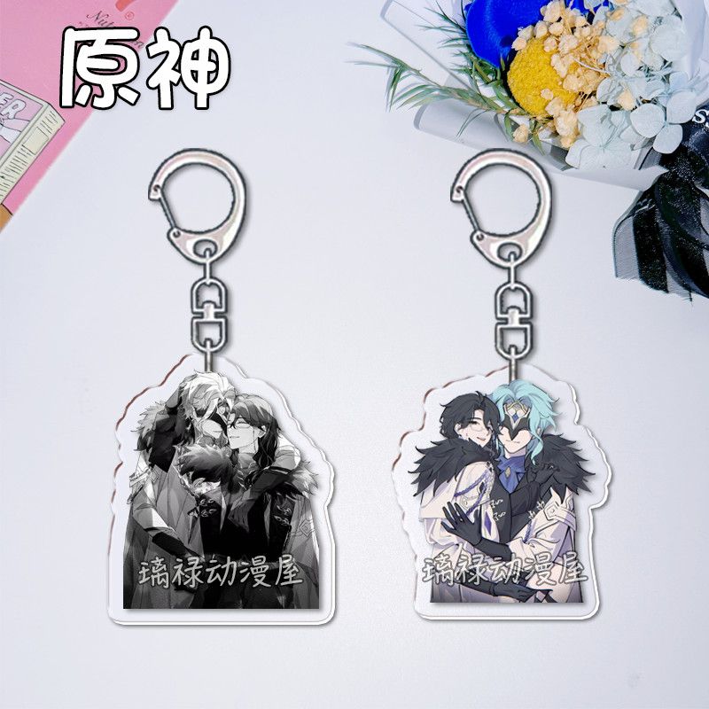 Women Bags Accessories - 2 個原神インパクトキーホルダー女性用アクセサリーバッグドクターレグラターキーホルダージュエリーファンギフト