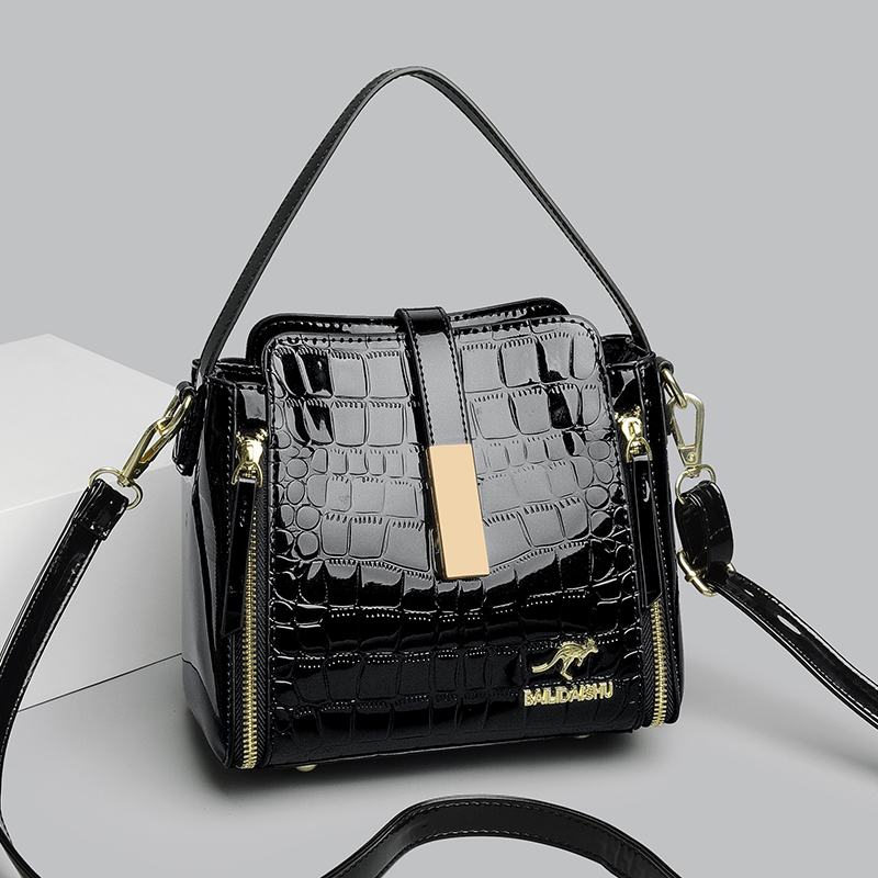 Women Bags Mk - ファッション新しい女性ハンドバッグ高品質ワニ柄レザートートバッグ高級デザイナーブランドの女性のショルダークロスボディバッグ