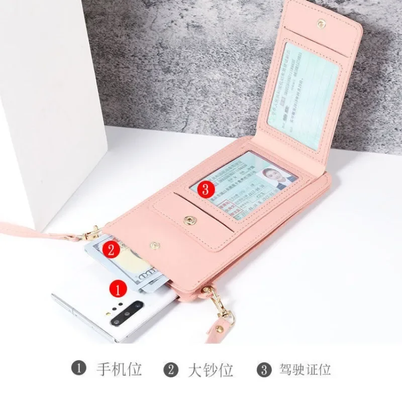 Women Bags In Amazon - クロスボディ携帯電話バッグ女性女の子用ユニバーサル携帯電話オーガナイザーポーチタッチスクリーン携帯ケースショルダーバッグPUレザー