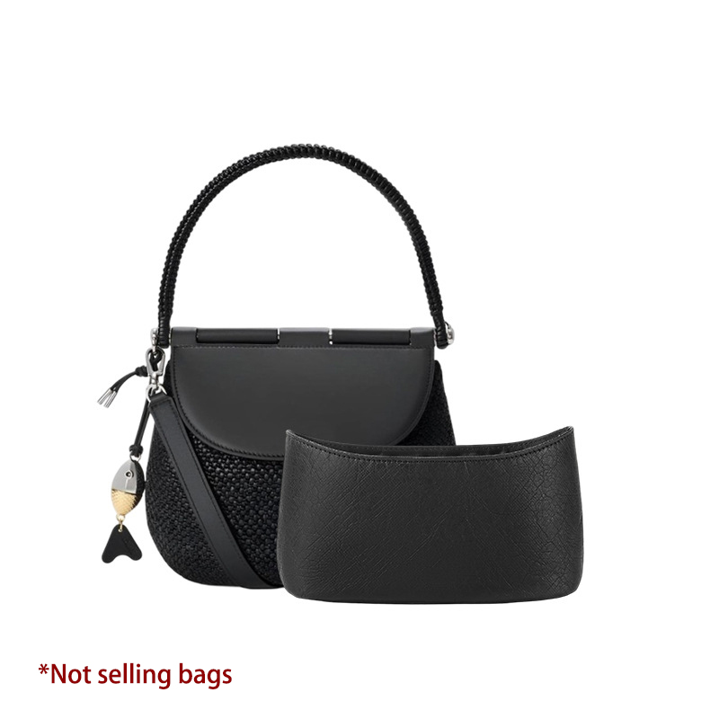 Women Bags Accessories - ジッパーフェルトバッグオーガナイザーインサート ロエベトートハンドバッグ用 軽量インナーライナー収納バッグアクセサリー