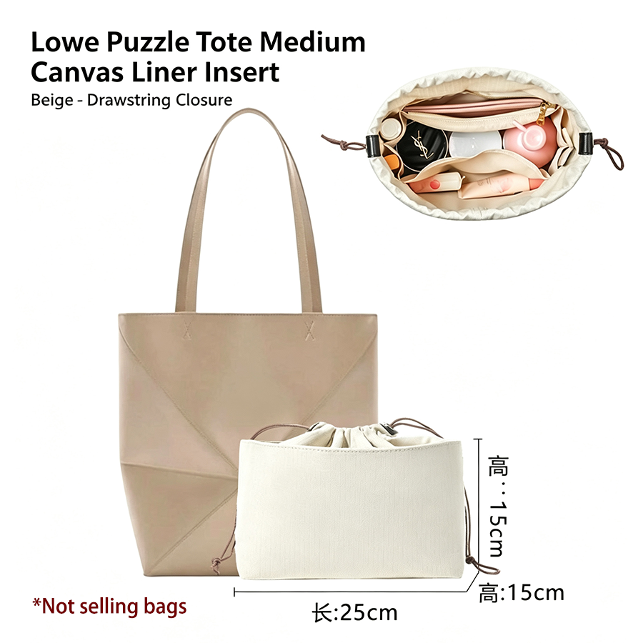 ジッパーフェルトバッグオーガナイザーインサート ロエベトート - Women Bags Accessories のレビューと価格