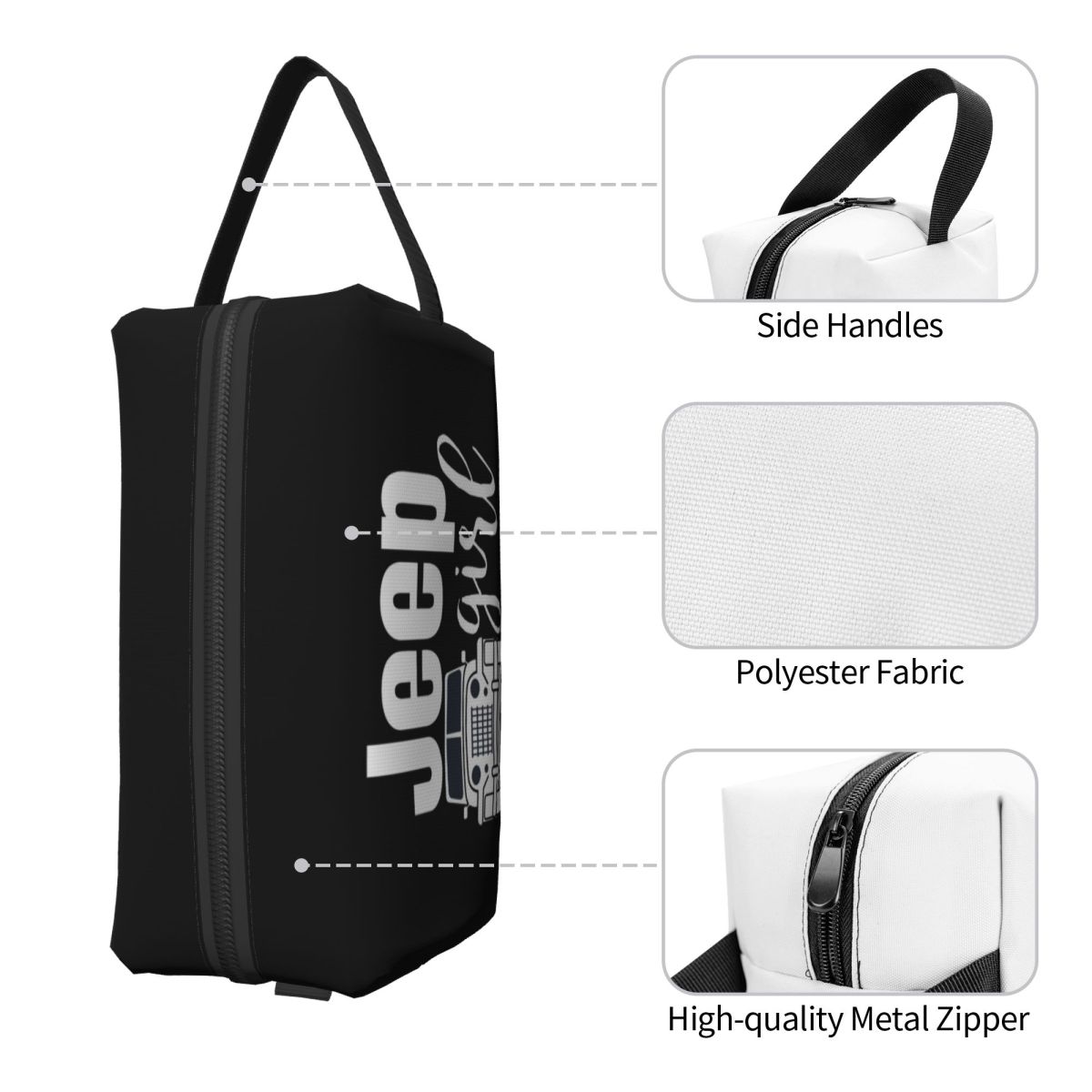 ジープガールメイクアップバッグ化粧品オーガナイザー収納ドップ - Women'S Jeep Bags のレビューと価格