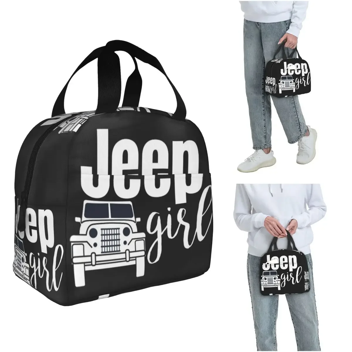 ジープガール 断熱ランチバッグ 女性 子供用 ポータブルフー - Women'S Jeep Bags のレビューと価格