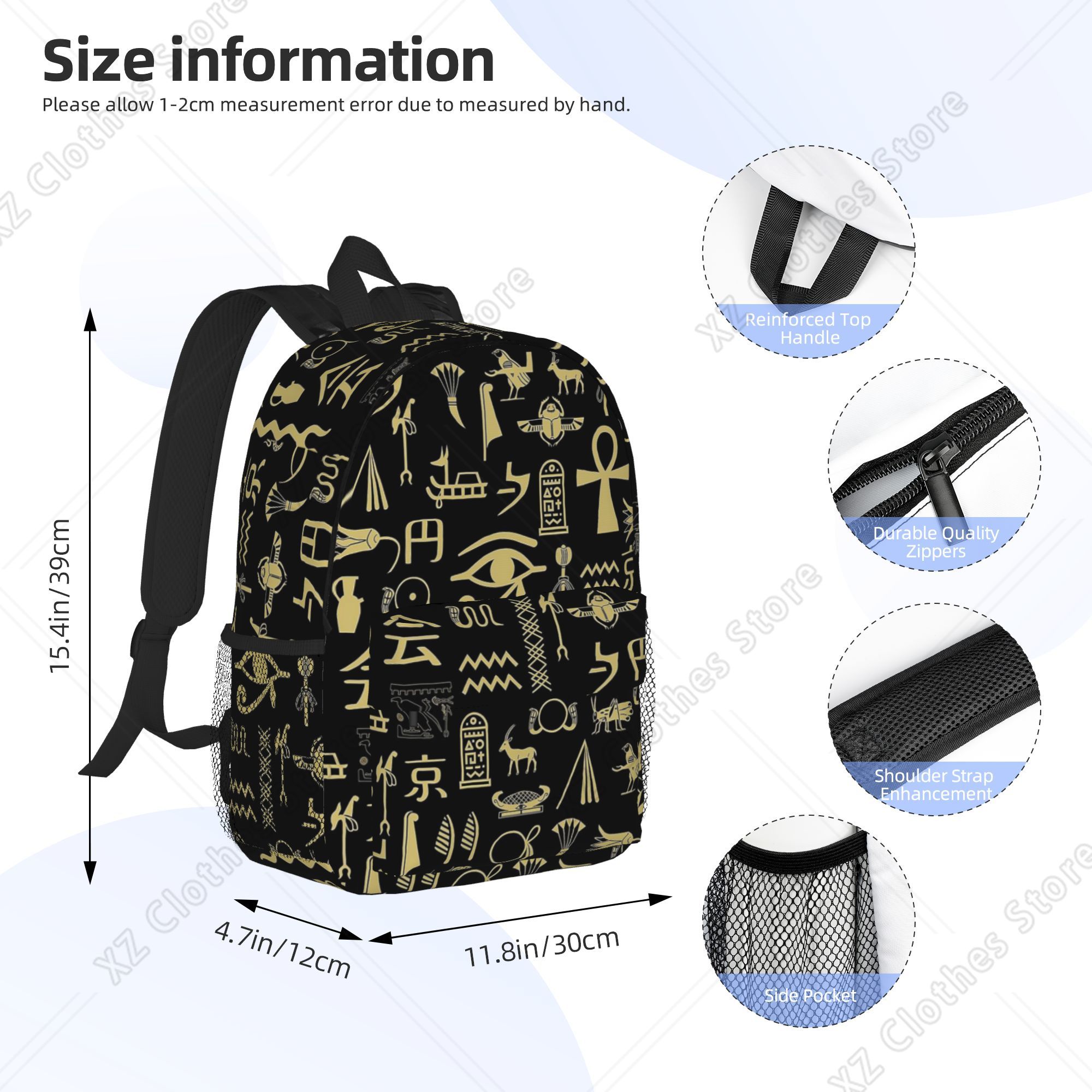 古代エジプトの神ホルスとアヌビス エジプトファラオ バックパ - Women Bags Egypt Sale のレビューと価格