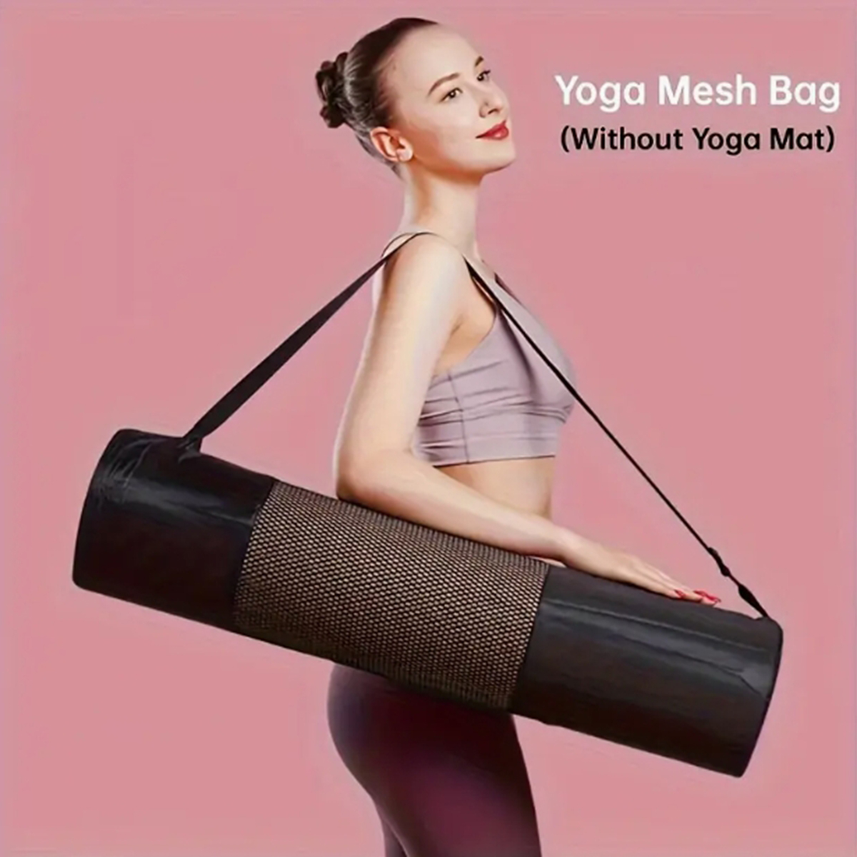 通気性のあるヨガマット収納メッシュバッグ - 耐久性のあるオ - Women Bags Accessories のレビューと価格