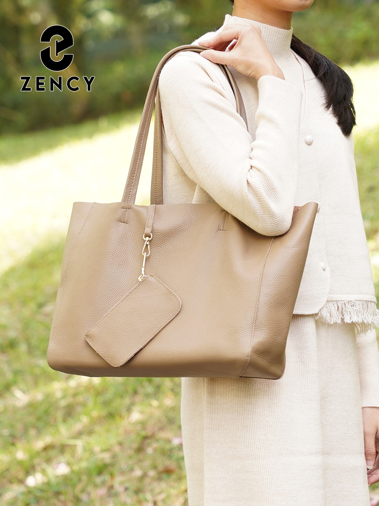 Zency 本革製大型トートバッグ ビーチハンドバッグ 高級 - Women Bags On Sale のレビューと価格