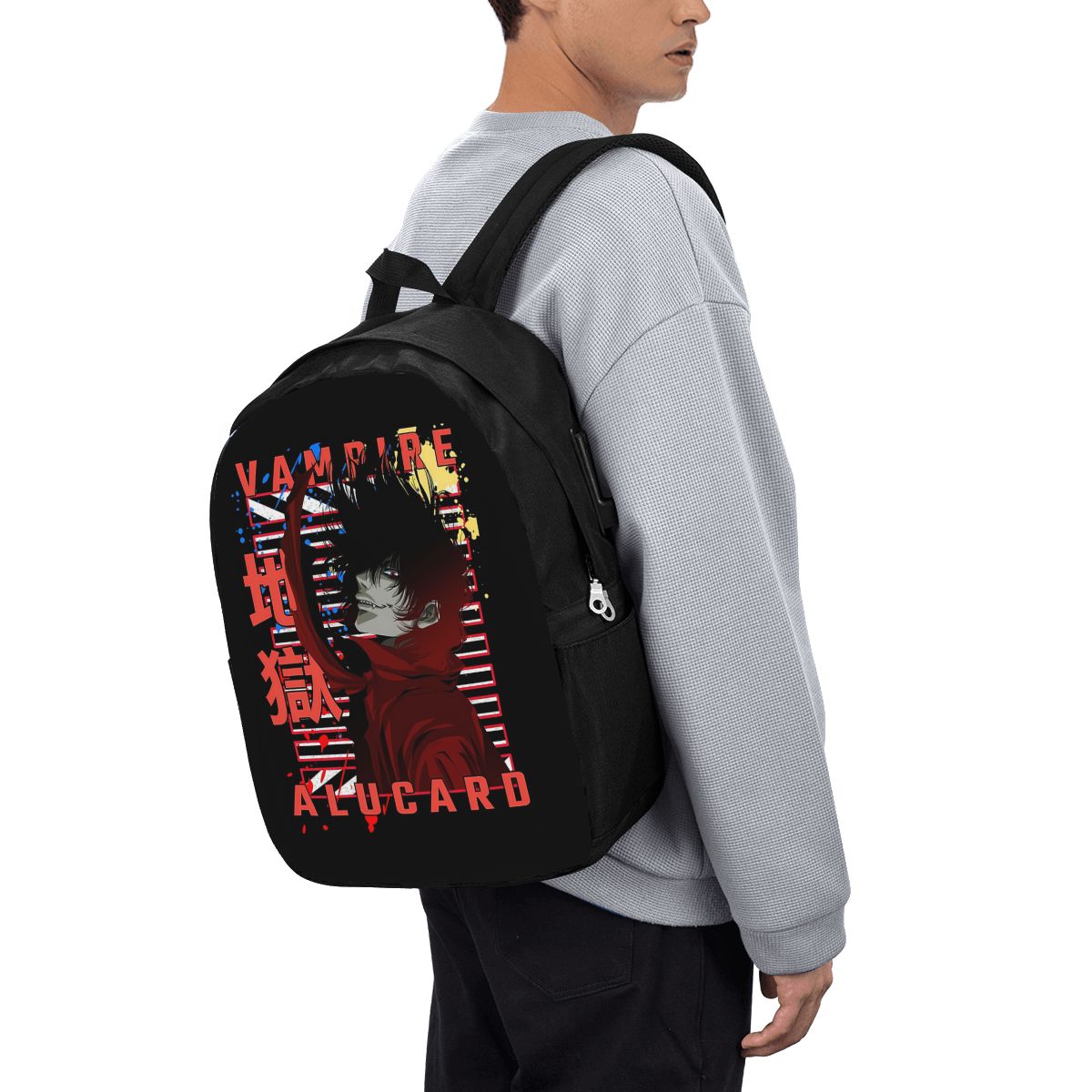 アルカード・ヘルシング漫画バックパック旅行ノートブックバッグ - Women Bags For Laptop のレビューと価格