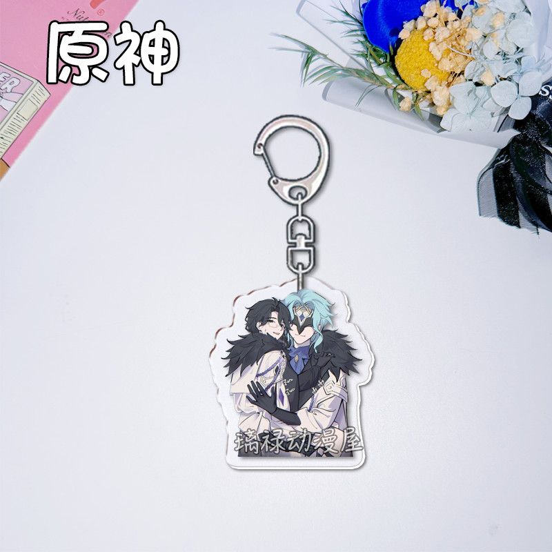 2 個原神インパクトキーホルダー女性用アクセサリーバッグドク - Women Bags Accessories のレビューと価格
