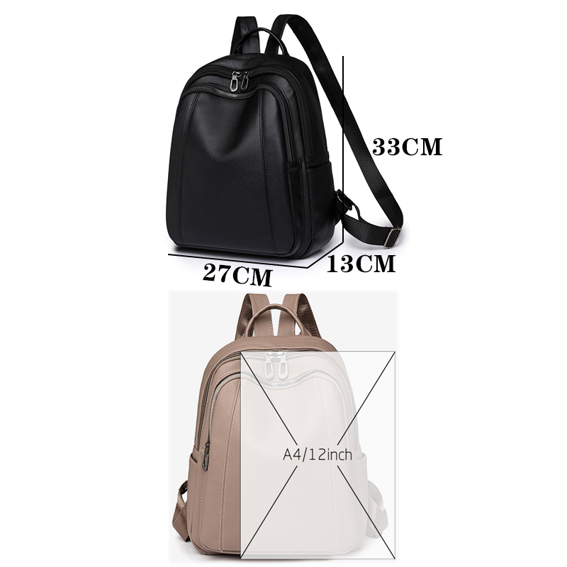 高品質の革のバックパック女性の大容量バックパック財布女性ヴィ - Women Bags In Sale のレビューと価格