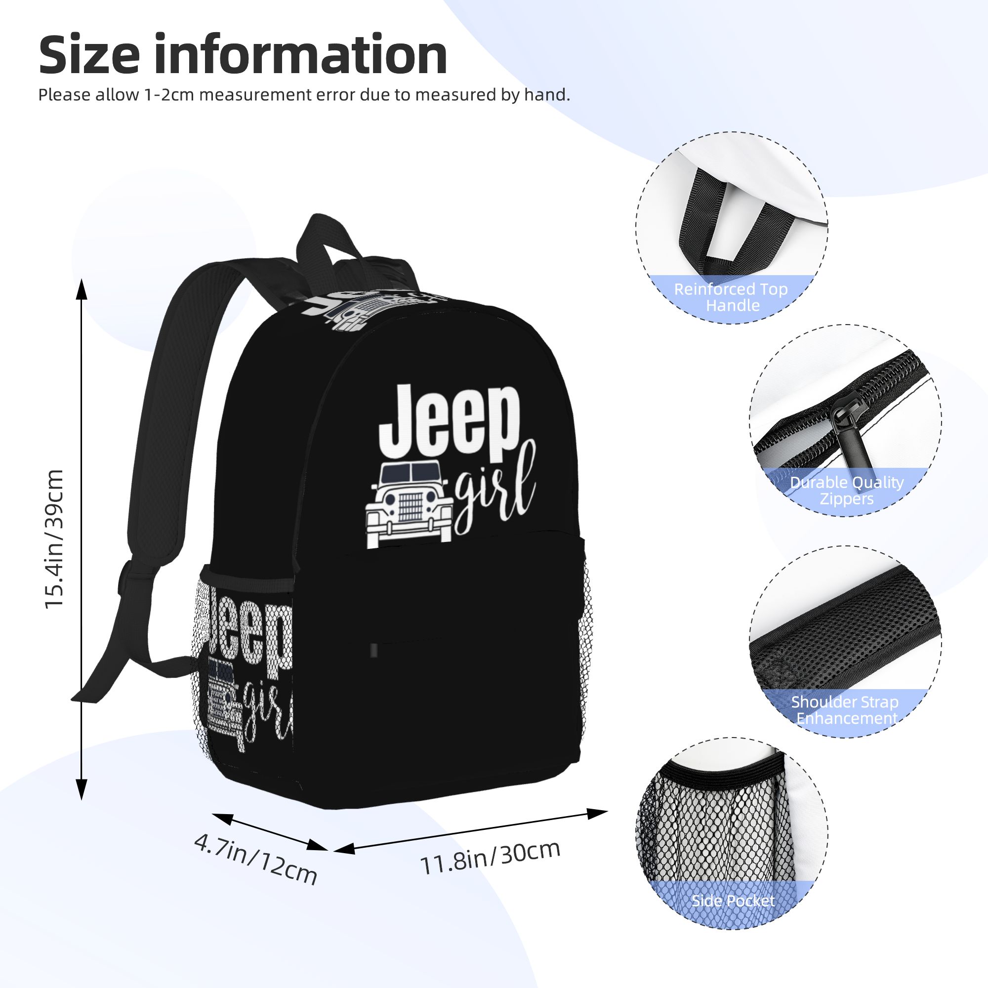 ジープガールバックパックホットセールデイパック大容量男の子女 - Women'S Jeep Bags のレビューと価格