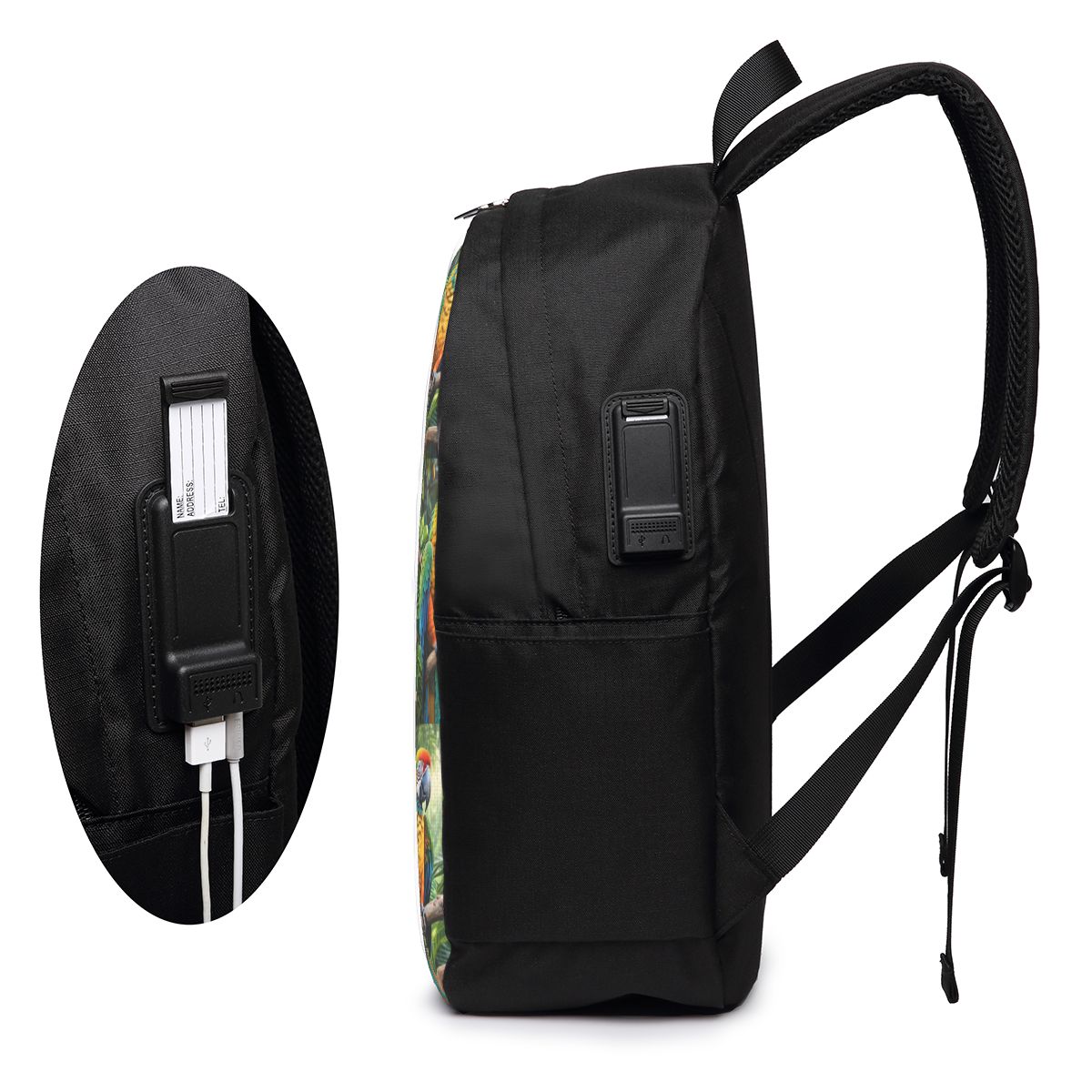 かわいいコンゴウインコのバックパック旅行ノートブックバッグコ - Women Bags For Laptop のレビューと価格