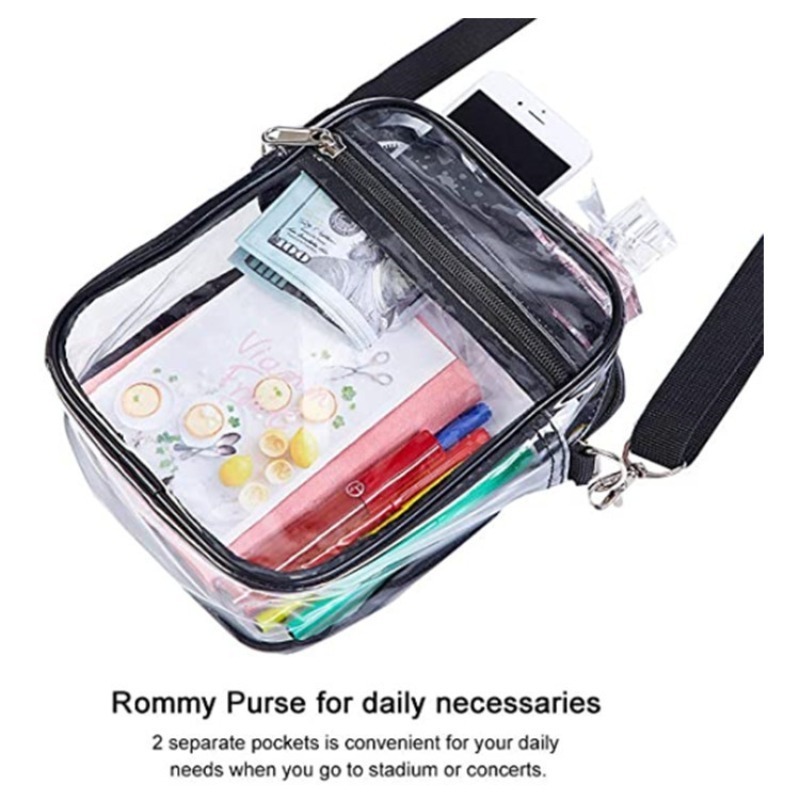 1-10個入り レディース クリア クロスボディバッグ 透明 - Women'S Crossbody Bags のレビューと価格