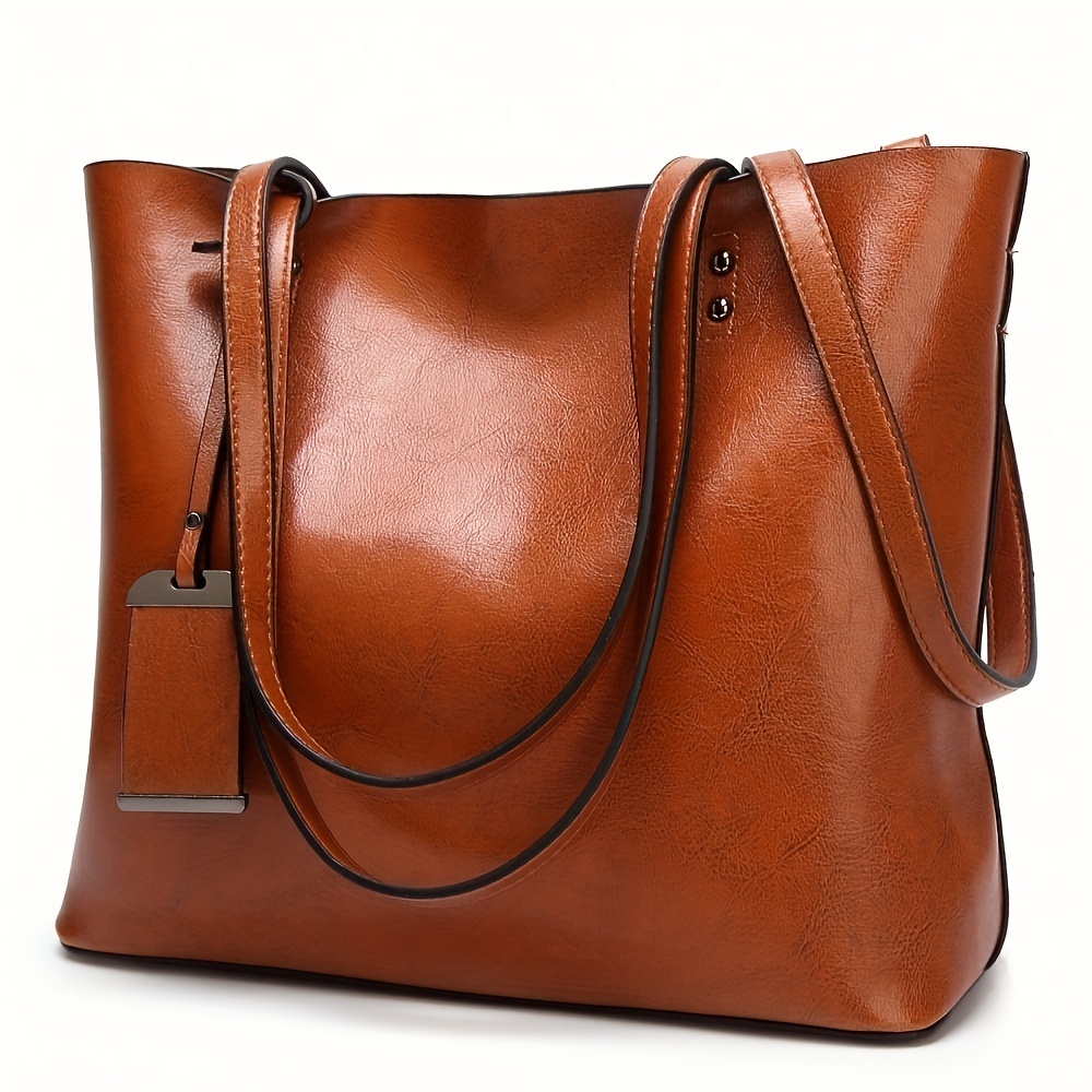 女性のためのクラシックなレトロな革のハンドバッグ,ファッショ - Women Bags On Sale のレビューと価格