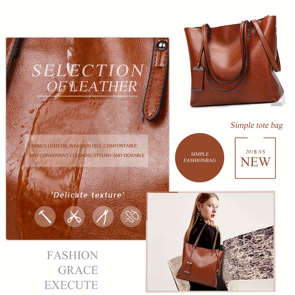 女性のためのクラシックなレトロな革のハンドバッグ,ファッショ - Women Bags On Sale のレビューと価格
